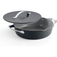 thumbnail image 1 of Tramontina Fiora 4.25-Quart Multipurpose Ceramic Non Stick Cooking Pan with Lid, Gray, 1 of 6