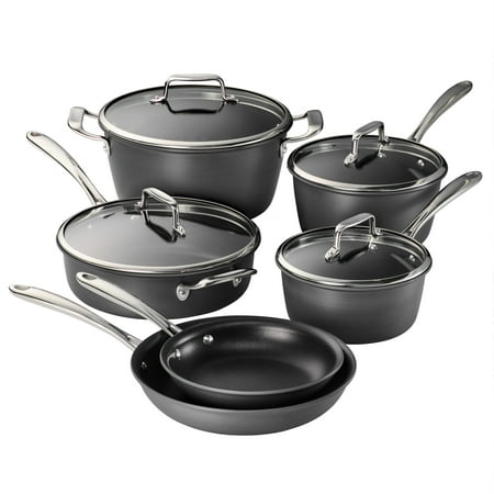 Tramontina Gourmet 10 Pc Hard Anodized Aluminum Nonstick Cookware Set