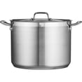 thumbnail image 1 of Tramontina Gourmet 16-Quart Tri-Ply Stainless Steel Stock Pot with Lid, Oven-Safe, Dishwasher Safe, 1 of 3