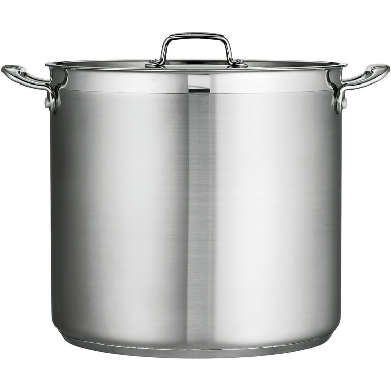 Tramontina Stainless Steel 8 Quart Covered Stockpot With Strainer