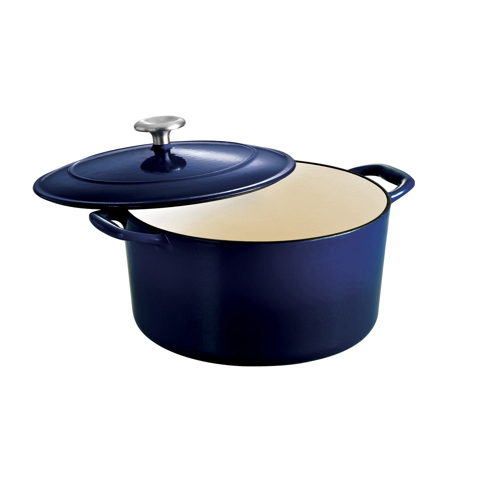 Enameled Cast Iron 6.5-Quart Red Dutch Oven with Lid