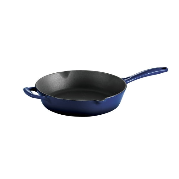 Tramontina Bestow 10-inch Enameled Cast Iron Skillet, Frying Pan, Gradated Cobalt, Oven-Safe