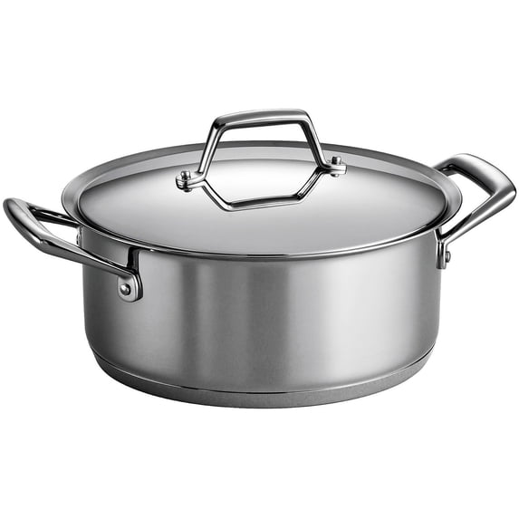 Tramontina Gourmet Prima 6-Quart Covered Sauce Pot with Tri-Ply Base