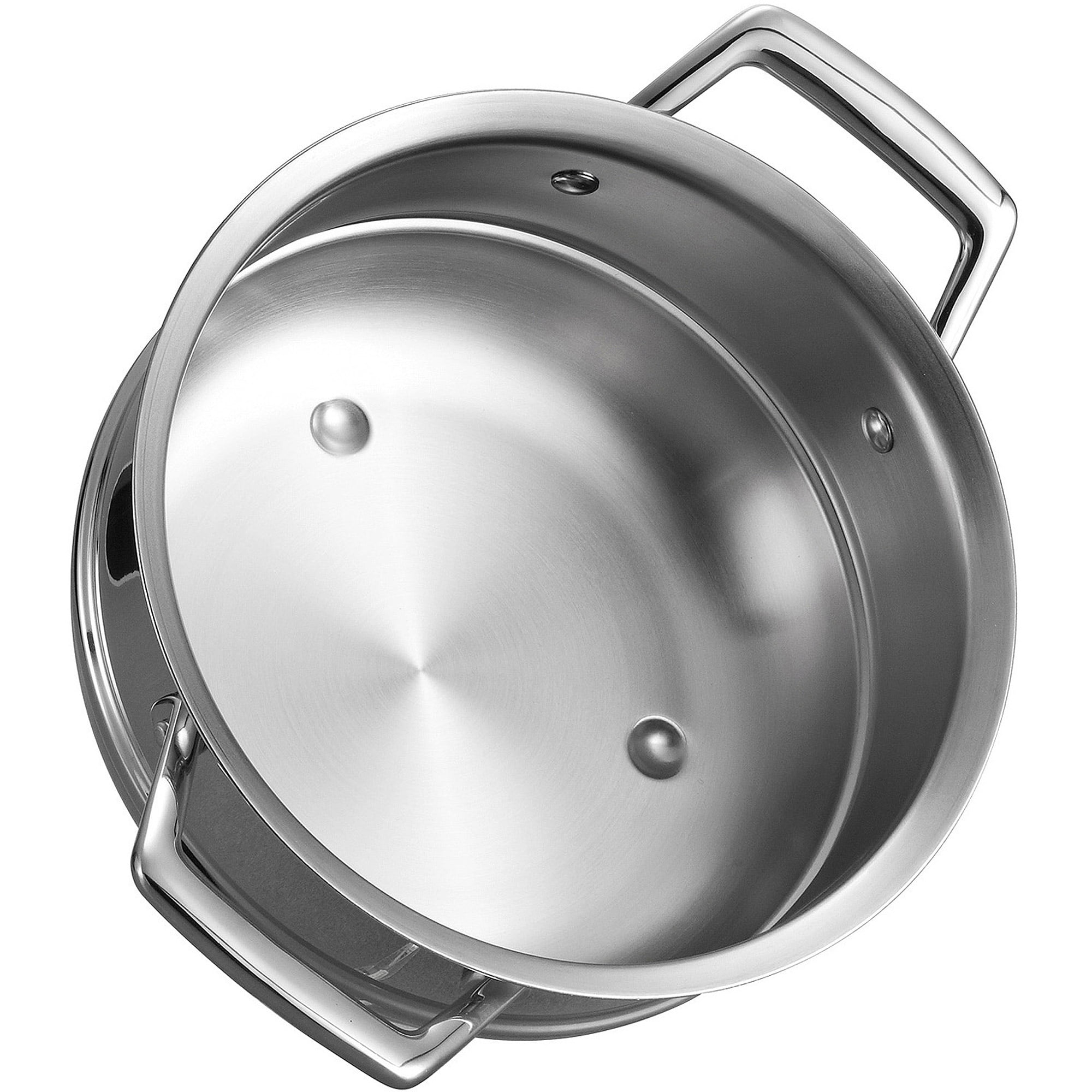 Tramontina 80101/013DS Gourmet Stainless Steel Steamer Insert,  3 Quart, Made in Brazil: Double Boilers: Home & Kitchen