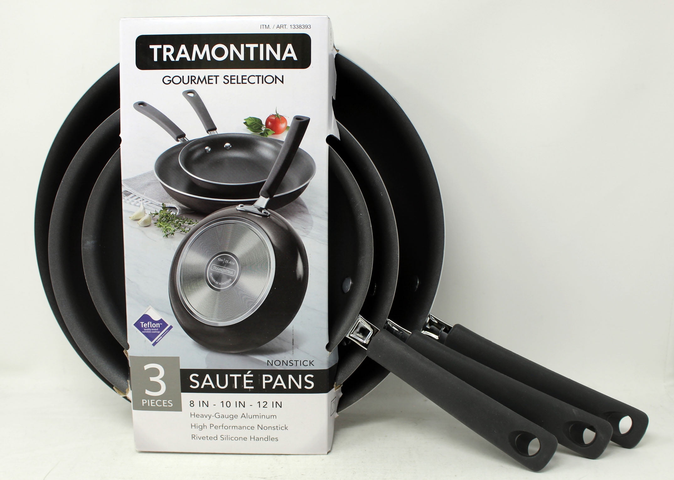 Tramontina 3-piece Nonstick Saute Pans