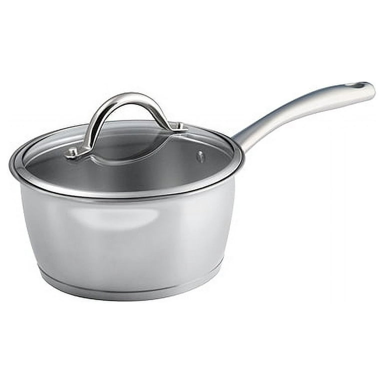 VeSteel 1 Quart Saucepan, Stainless Steel Saucepan with Lid, Small Sauce  for Home Kitchen Restaurant Cooking 