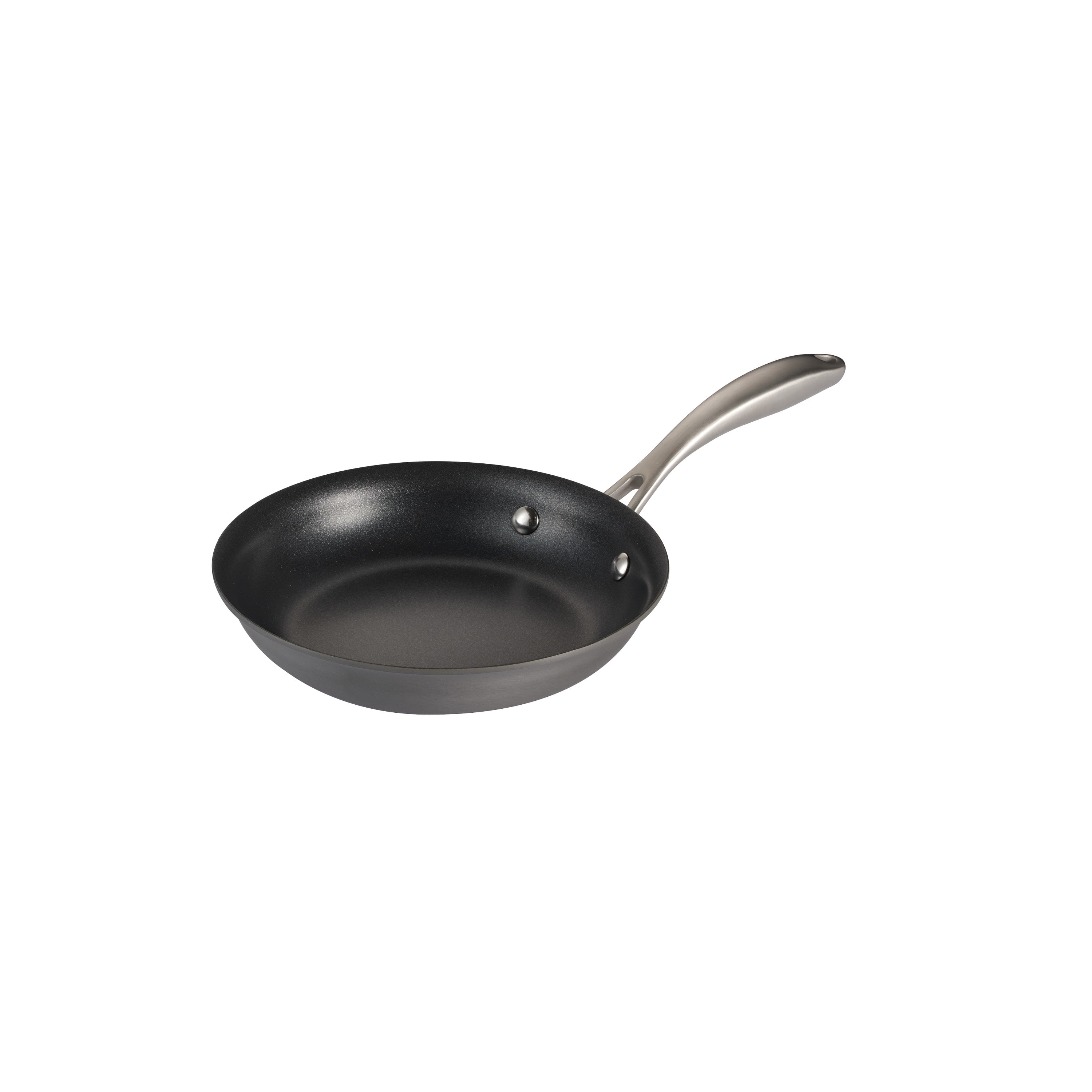 8-Inch Hard Anodized Nonstick Aluminum Fry Pan with Stainless Steel Handle
