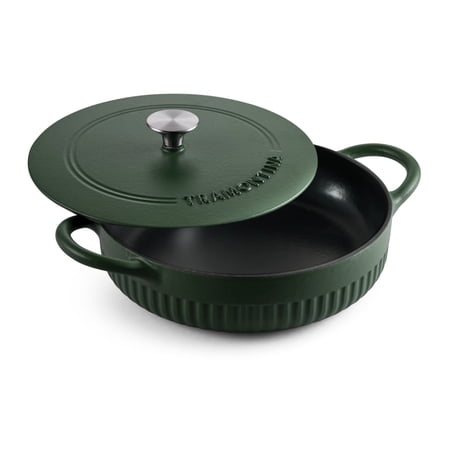 Tramontina Mesa 3.5 Qt Enameled Cast Iron Braiser - Green
