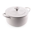 thumbnail image 1 of Tramontina Mesa 3.5 Qt Enameled Cast Iron Dutch Oven White, 1 of 12