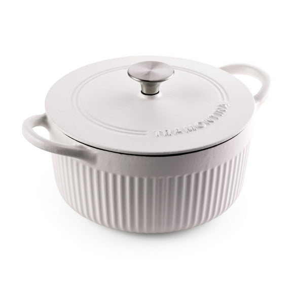 Tramontina Mesa 3.5 Qt Enameled Cast Iron Dutch Oven White