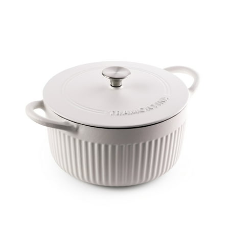Tramontina Mesa 5.5 Qt Enameled Cast Iron Dutch Oven White