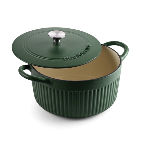Tramontina Mesa 5.5 Qt Enameled Cast Iron Dutch with Lid - Green