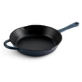 thumbnail image 1 of Tramontina Mesa Enameled Cast Iron Skillets, 10 Inch Frying Pan - Blue, 1 of 9
