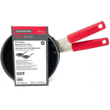Tramontina Pro Line Commercial Grade Nonstick Fry Pans 8" - 2 Pk