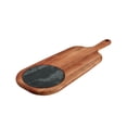 thumbnail image 1 of Tramontina Provence  2-Piece African Mahogany Cheese Serving Board with Marble Insert, Natural Oil Finish, 1 of 4