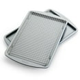 thumbnail image 1 of Tramontina Rise 3-Piece Aluminized Steel Ceramic Nonstick Bakeware Set with Cooling Rack, Oven-Safe, Space-Saving Design, 1 of 9