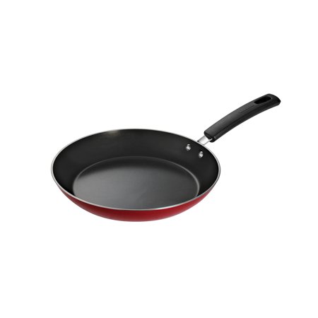 Tramontina Sicilia 11-Inch Large Non Stick Frying Pan, Aluminum Skillet with Nonstick Coating, Raspberry