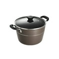 thumbnail image 1 of Tramontina Sicilia 8-Quart Non Stick Stock Pot with Glass Lid, Aluminum Nonstick Pasta Pot, Hazelnut, 1 of 7