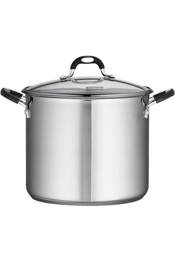 Stainless Steel 12 Quart Covered Stock Pot