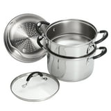 Tramontina Stainless Steel 3 Quart Steamer & Double-Boiler, 4 Piece ...