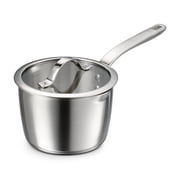 Tramontina Tempo Tri-Ply Base Stainless Steel 2-Quart Small Sauce Pan with Glass Lid, Induction-Ready Saucepan, Oven-Safe, Dishwasher-Safe