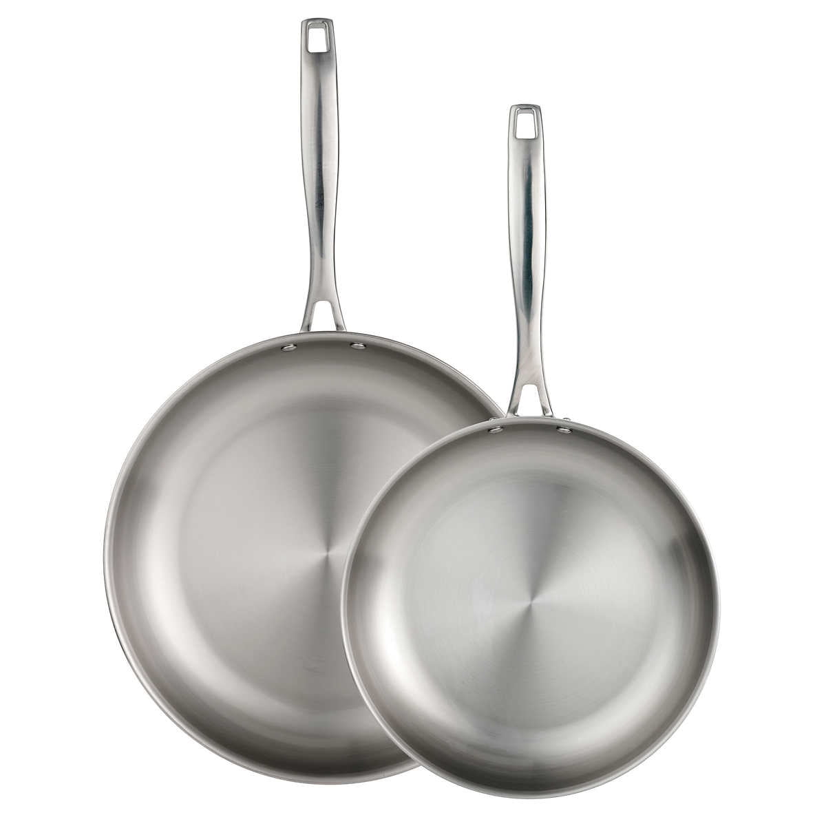 Tramontina TriPly Clad Stainless Steel Fry Pan Set 2 Piece