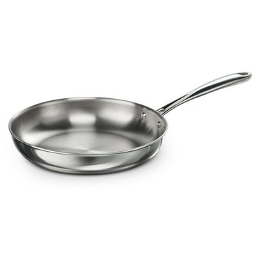 Tramontina Triverge 10-Inch Tri-Ply Clad Stainless Steel Fry Pan, Induction-Ready and Oven-Safe