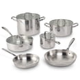thumbnail image 1 of Tramontina Triverge 10 Piece Tri Ply Clad Stainless Steel Cookware Set, Induction Ready and Oven Safe, 1 of 22