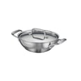 thumbnail image 1 of Tramontina Utsava Tri-Ply Clad 1.75 Qt Covered Kadai with Ceramic Interior – Induction-Ready, 1 of 7