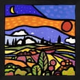 thumbnail image 1 of Tramonto in Collina by Wallas, Framed Wall Art, 13.25W x 13.25H, 1 of 1