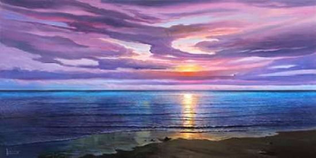 Tramonto sognante Canvas Art - Adriano Galasso (10 x 20)