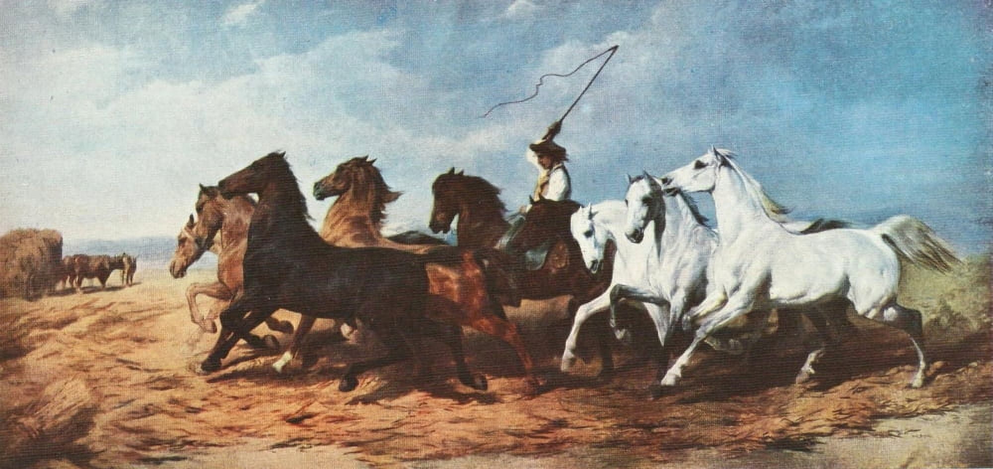 Trampling the Grain Rosa Bonheur 1913 Canvas Art - Rosa Bonheur (18 x 24)