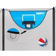 thumbnail image 1 of Trampoline Basketball Hoop with Basketballs | Breakaway Rim for Dunking | Waterproof Sunscreen | Trampoline Accessory for All Ages, 1 of 6