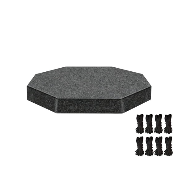 Trampoline Cover,Round Heavy Duty Sunblock Cloth Black Top Sun Shade & Leaf Protection Mesh Tarp with Elastic Cord for Outdoor Backyard Playground