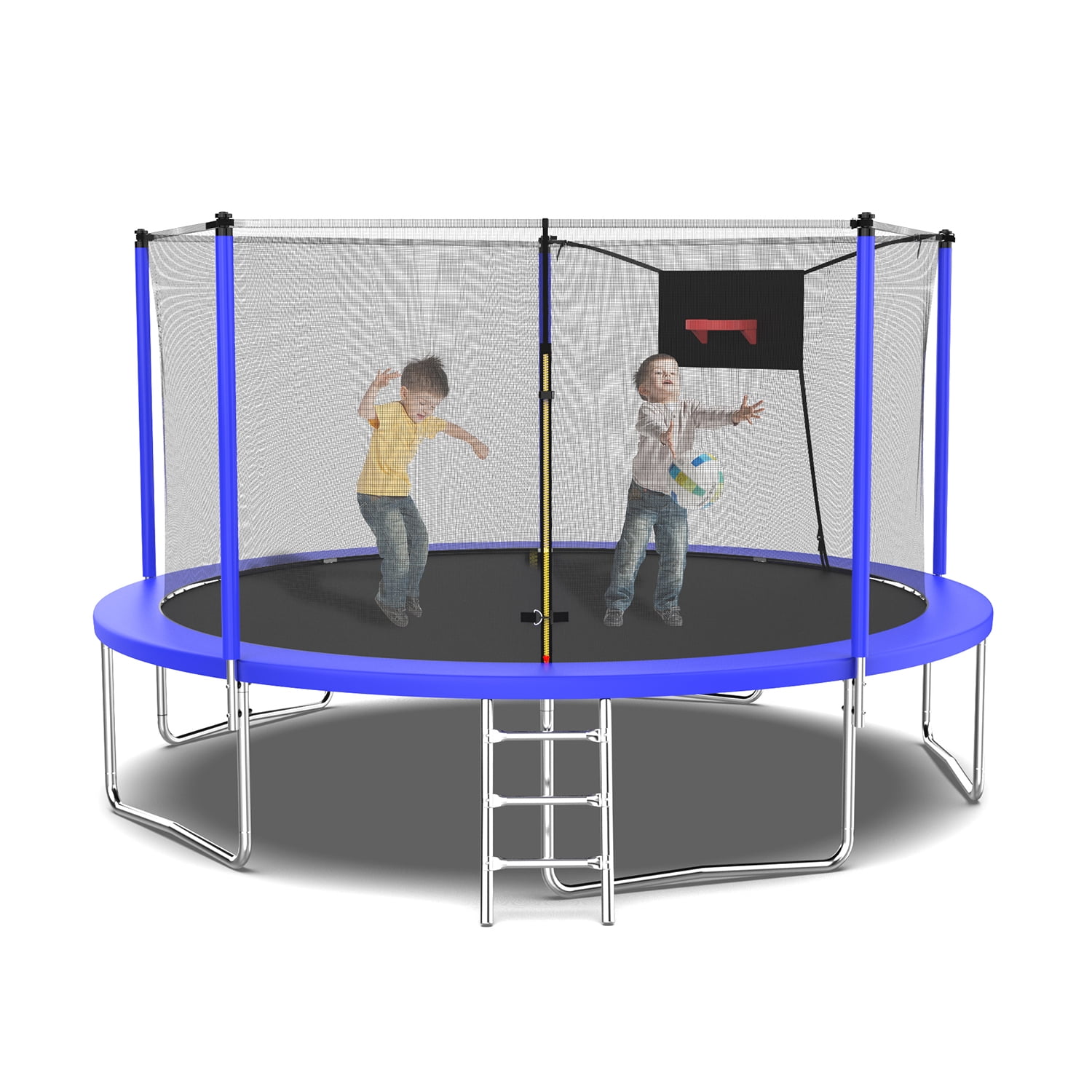 Trampoline with Enclosure on Clearance, SEGMART 14 Feet Kids Outdoor