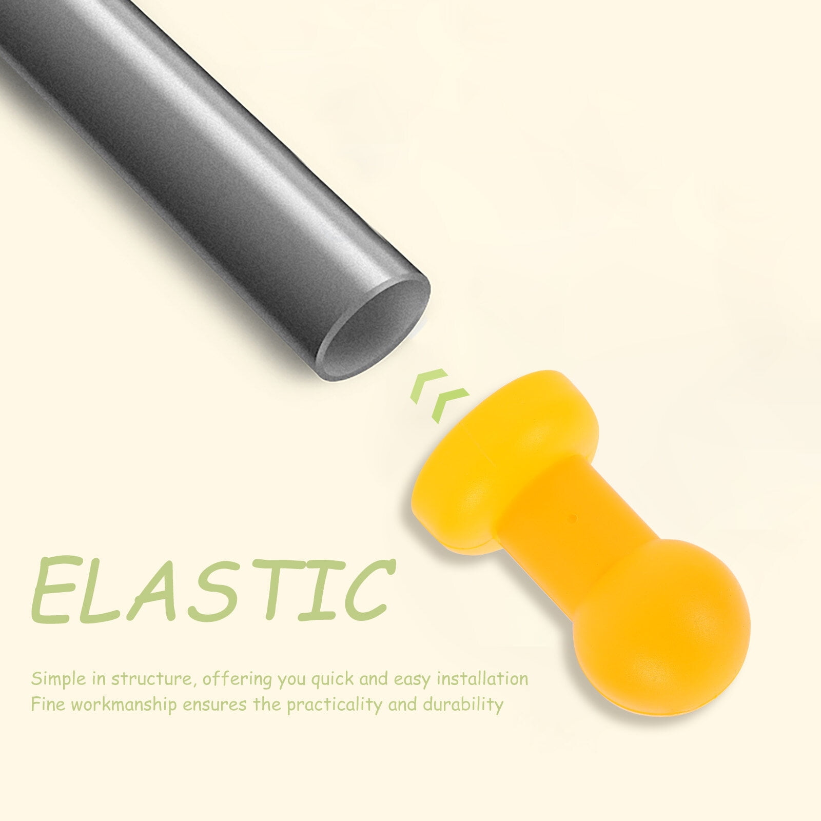 Trampoline Enclosure Pole Caps 12pcs Plastic Trampoline Pole Caps