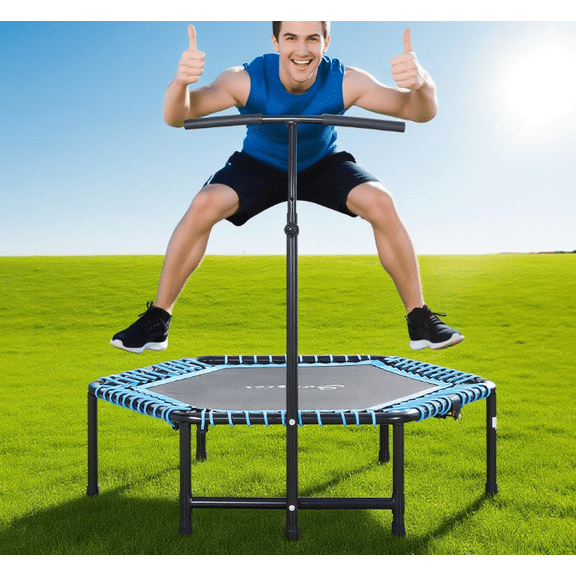 Trampoline For Kids Exercise Trampoline, Portable Foldable Fitness Trampoline Rebounder,Mini Trampoline