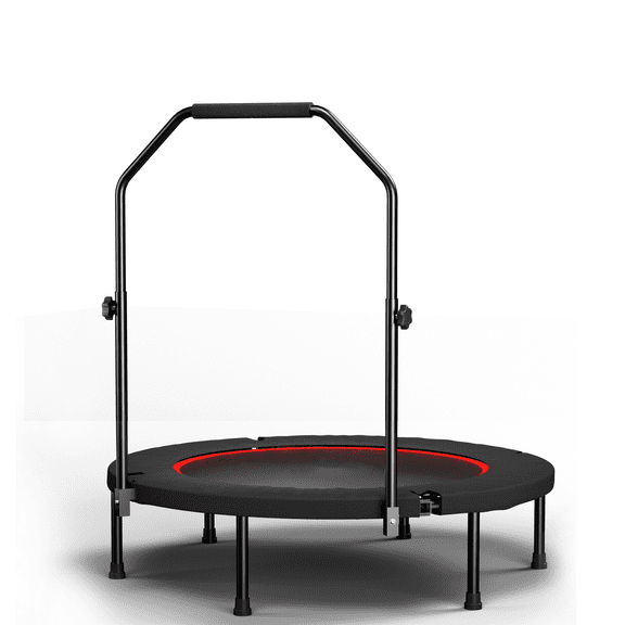 Trampoline For Kids YC 40inch foldable trampoline with handle-Premium-Elastic -Black,Outdoor Trampoline