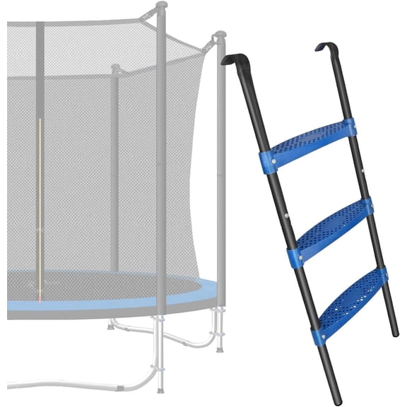 Trampoline Ladder 40'' Long, 2-Step Trampoline Ladder, Trampoline Accessories for  and Adults