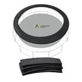 thumbnail image 1 of Trampoline Pad Replacement, 14 FT Trampoline Replacement Safety Pad, 14FT Trampoline Spring Cover Waterproof UV Resistant Tear Resistant Surround Spring Foam Cover, Round Frame No Hole for Pole Black, 1 of 8