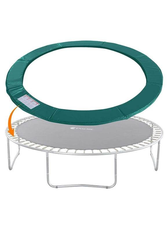Trampoline Pad Replacement 16 15 14 12 10 8 Foot, Waterproof Spring Cover Round Pad, No Hole For Pole