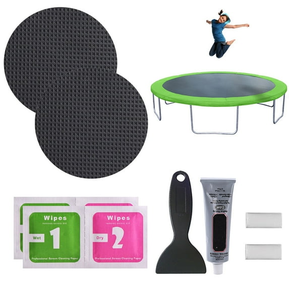 Trampoline Patch Repair Kit D Trampoline Patch Set Trampoline Patch Set Trampoline Kit Jumping Mat Rectangular Adhesive Patch Set 10Ml