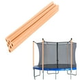 thumbnail image 1 of Trampoline Pole Foam Covers, 6 Pack Short 15.75 Inch Trampoline Poles Foam Sleeves Replacement, Protective Padding for Trampoline Net Poles, Indoor and Outdoor Use, Orange, 1 of 9