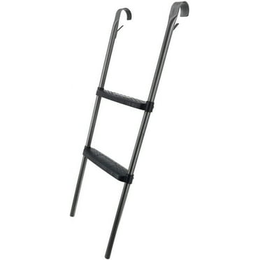 Trampoline Pro 2-Step Universal Trampoline Ladder with Safety Latch and Tool Free Assembly