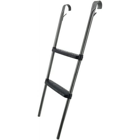 Trampoline Pro 2-Step Universal Trampoline Ladder with Safety Latch and Tool Free Assembly
