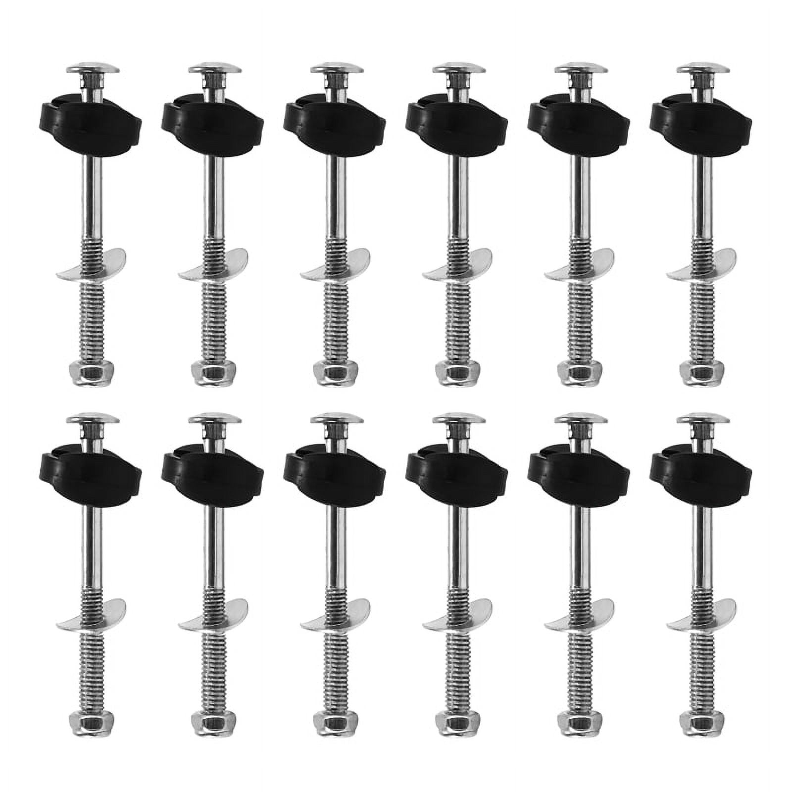 Trampoline Screws Kits, 12Pcs Galvanized Steel Trampoline Screws Fixing