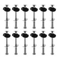 thumbnail image 1 of Trampoline Screws Kits, 12Pcs Galvanized Steel Trampoline Screws Fixing Accessories for Trampoline Assembly Replacement, 1 of 7