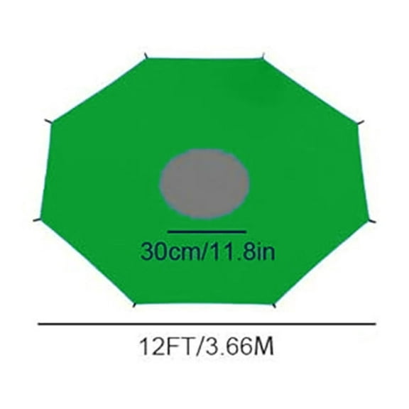 Trampoline Shade Cover, Trampoline Cover for 6ft 10ft 12ft 14ft Sun-Protection Trampolines Antis Trampoline Cover Accessories For Outdoor Backyard Playground