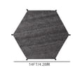 thumbnail image 1 of Trampoline Shade Cover, Trampoline Cover Anti-UV Trampoline Sun Shade Cover, 8ft 10ft 12ft 14ft 16ft Trampoline Sun Protection Trampolines Canopy, Waterproof Anti-UV Trampolines Sunshade Accessories, 1 of 2