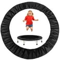 thumbnail image 1 of Trampoline Spring Cover Black, Round Trampoline Edge Protector Replacement, 600D Oxford Cloth Optional Cover for Small Trampoline Waterproof Cover for Home Playground, 1 of 6